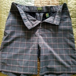 Men's plaid shorts